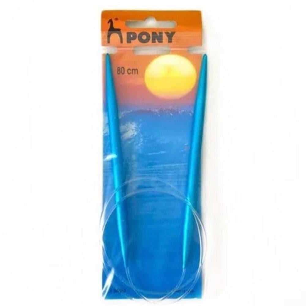 Pony 80 Cm Alüminyum Renkli Misinalı Şiş