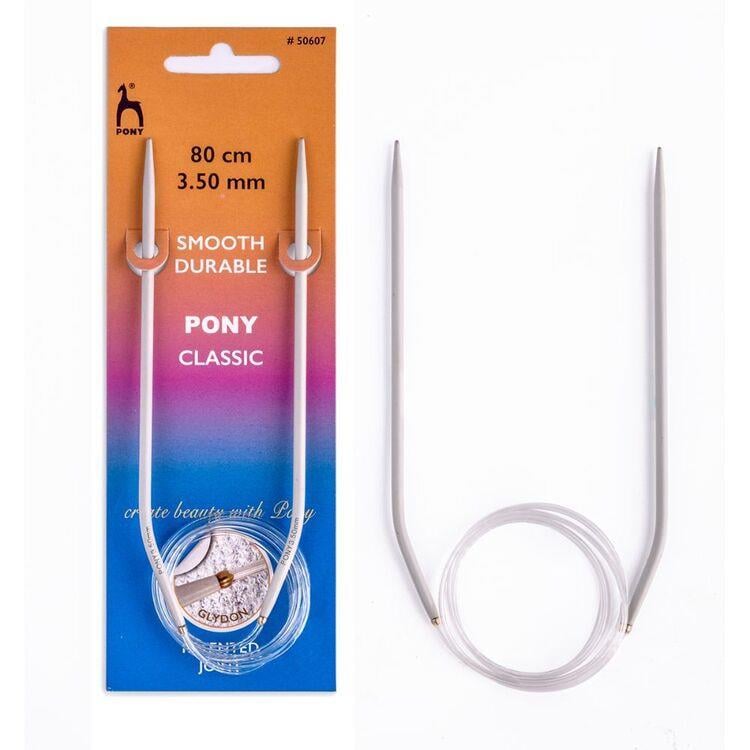 Pony Glydon Bağlantılı 80 Cm Alüminyum Misinalı Şiş 3.5 Mm