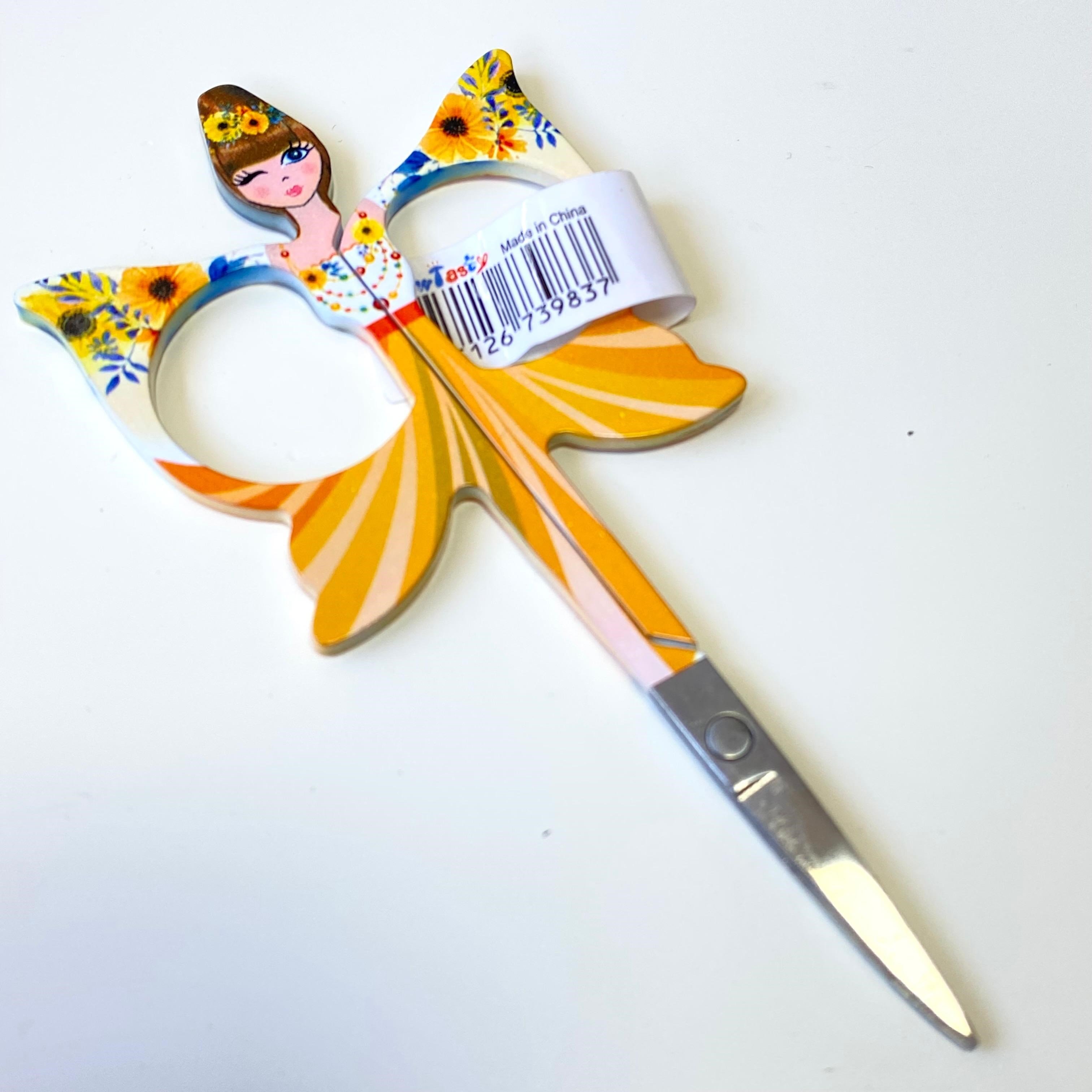 Prenses Model Nakış ve Dikiş Makası 10.5 Cm B4816-6 Turuncu