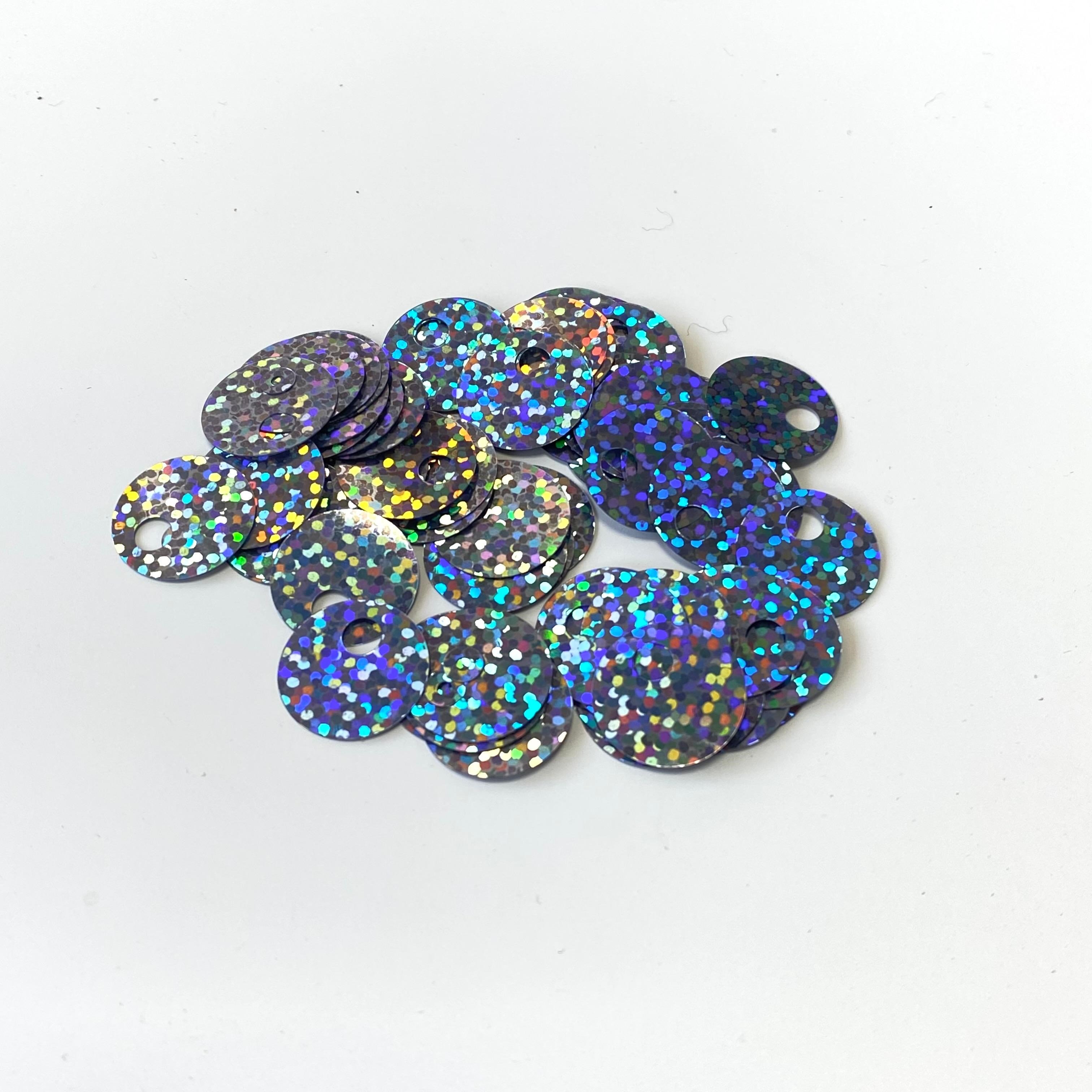 Pul Payet 15 MM 152 No Gümüş Melange +/- 300 Adet - 10 Gr