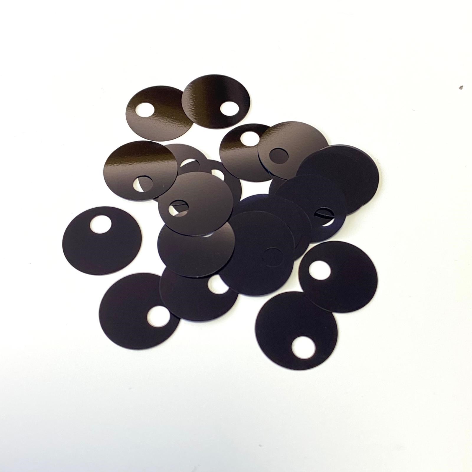 Pul Payet 15 MM 161 No Siyah +/- 300 Adet - 10 Gr