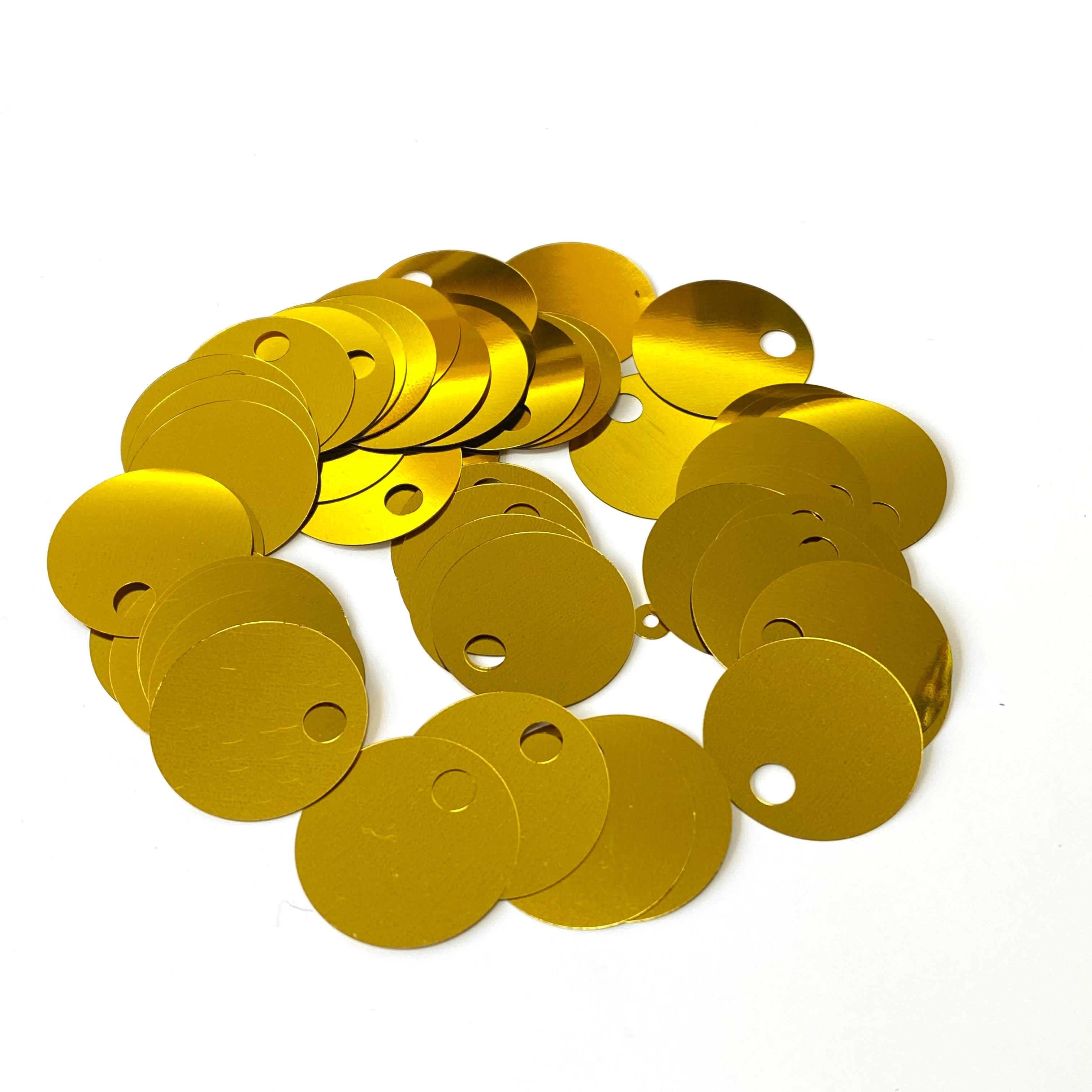 Pul Payet 20 MM 215 No Koyu Altın +/- 300 Adet - 19 Gr