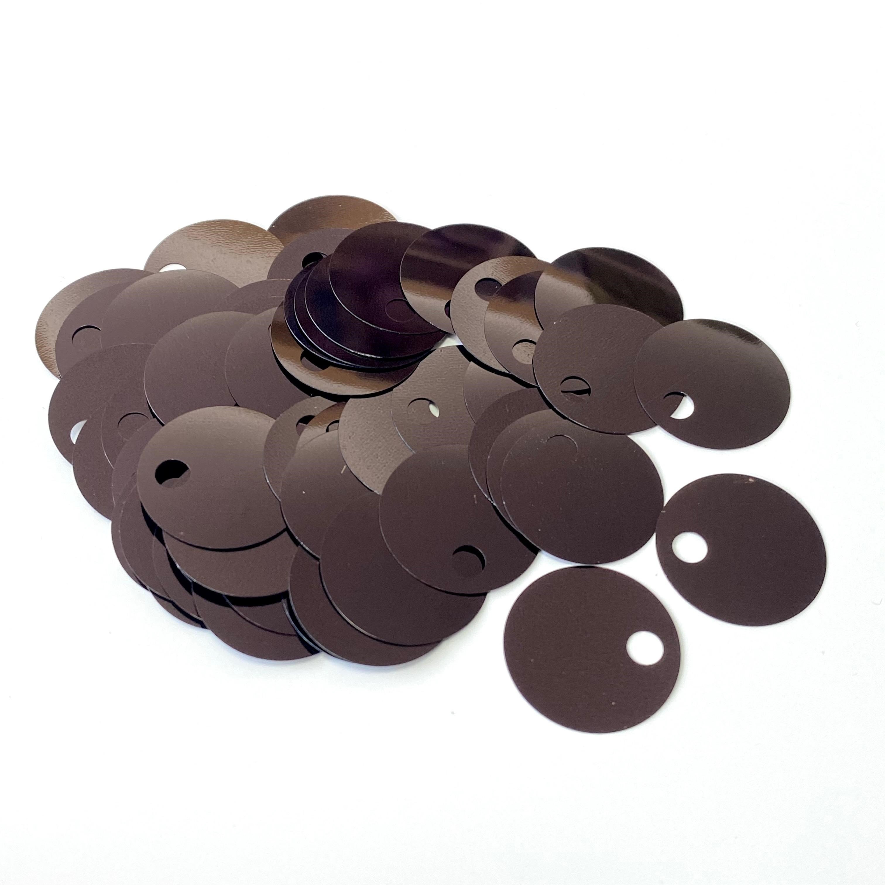 Pul Payet 20 MM 222 No Koyu Kahve +/- 300 Adet - 19 Gr