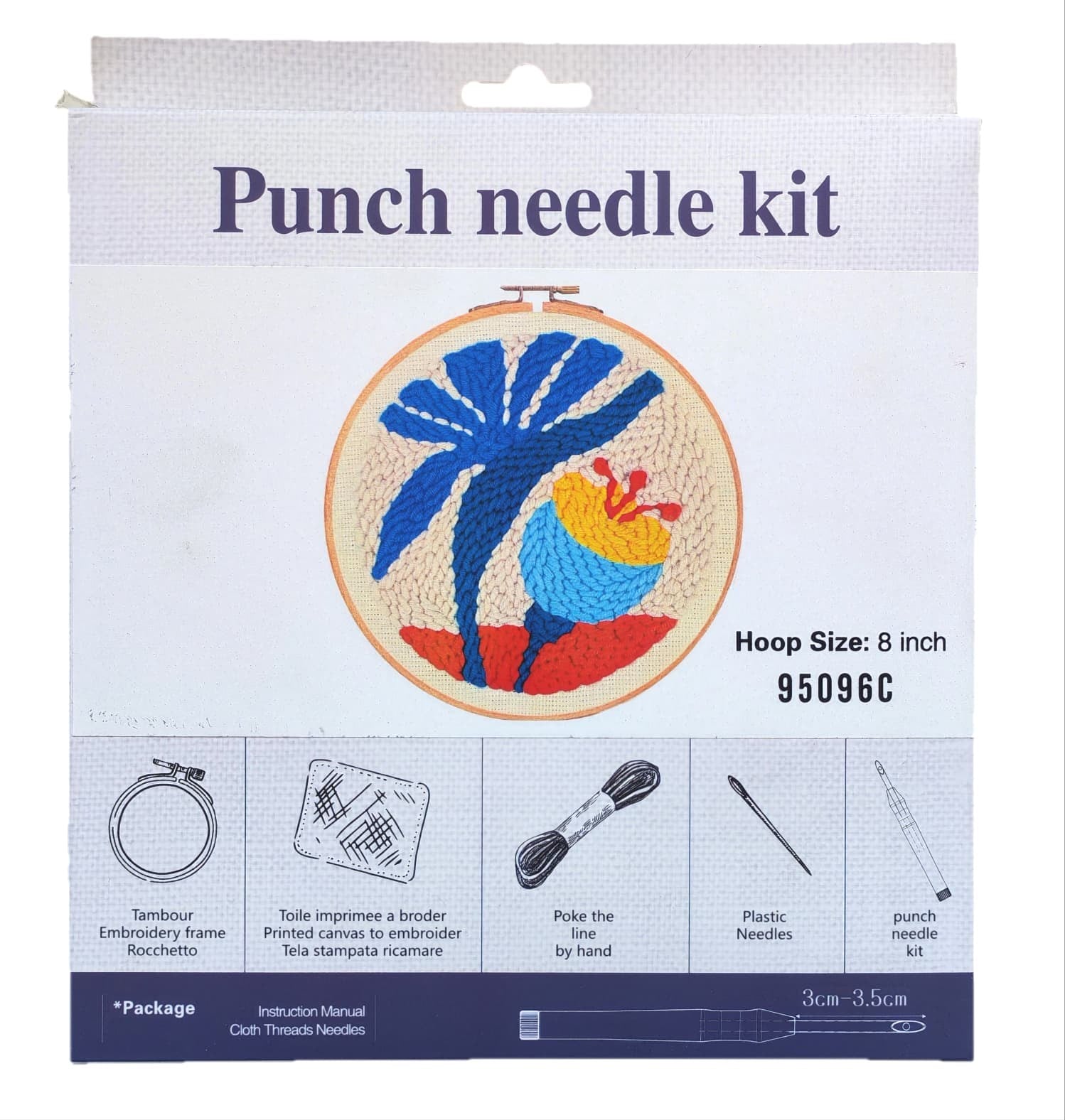 Punch İşleme Seti 20x20 Cm 95096C