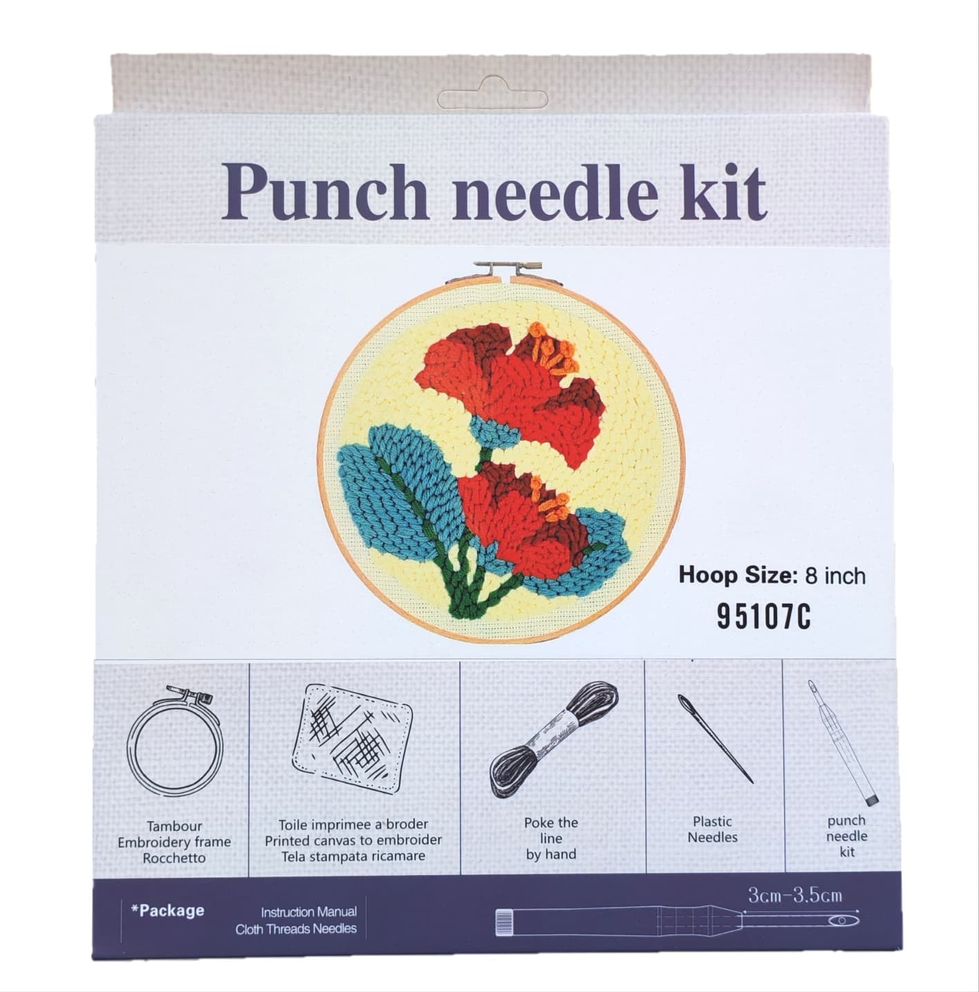 Punch İşleme Seti 20x20 Cm 95107C