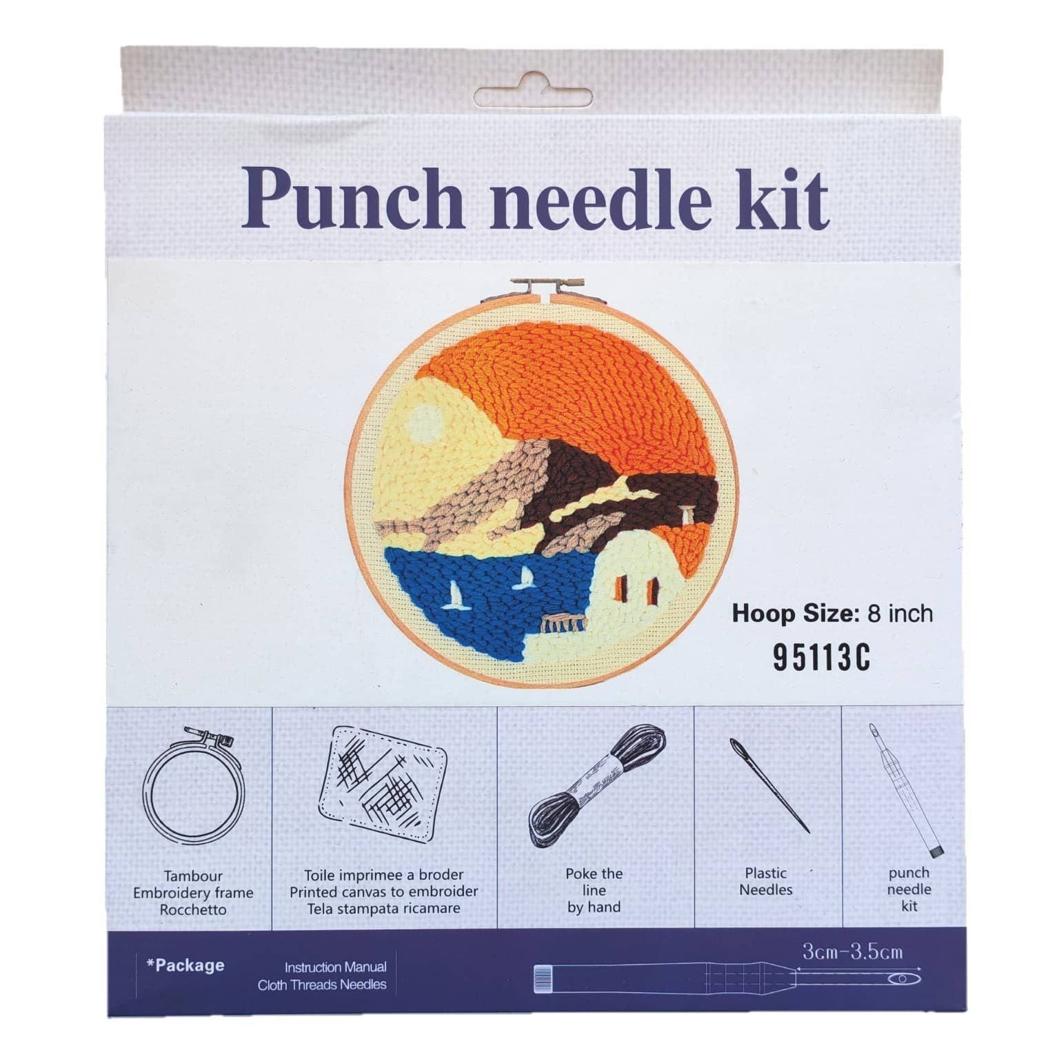 Punch İşleme Seti 20x20 Cm 95113C
