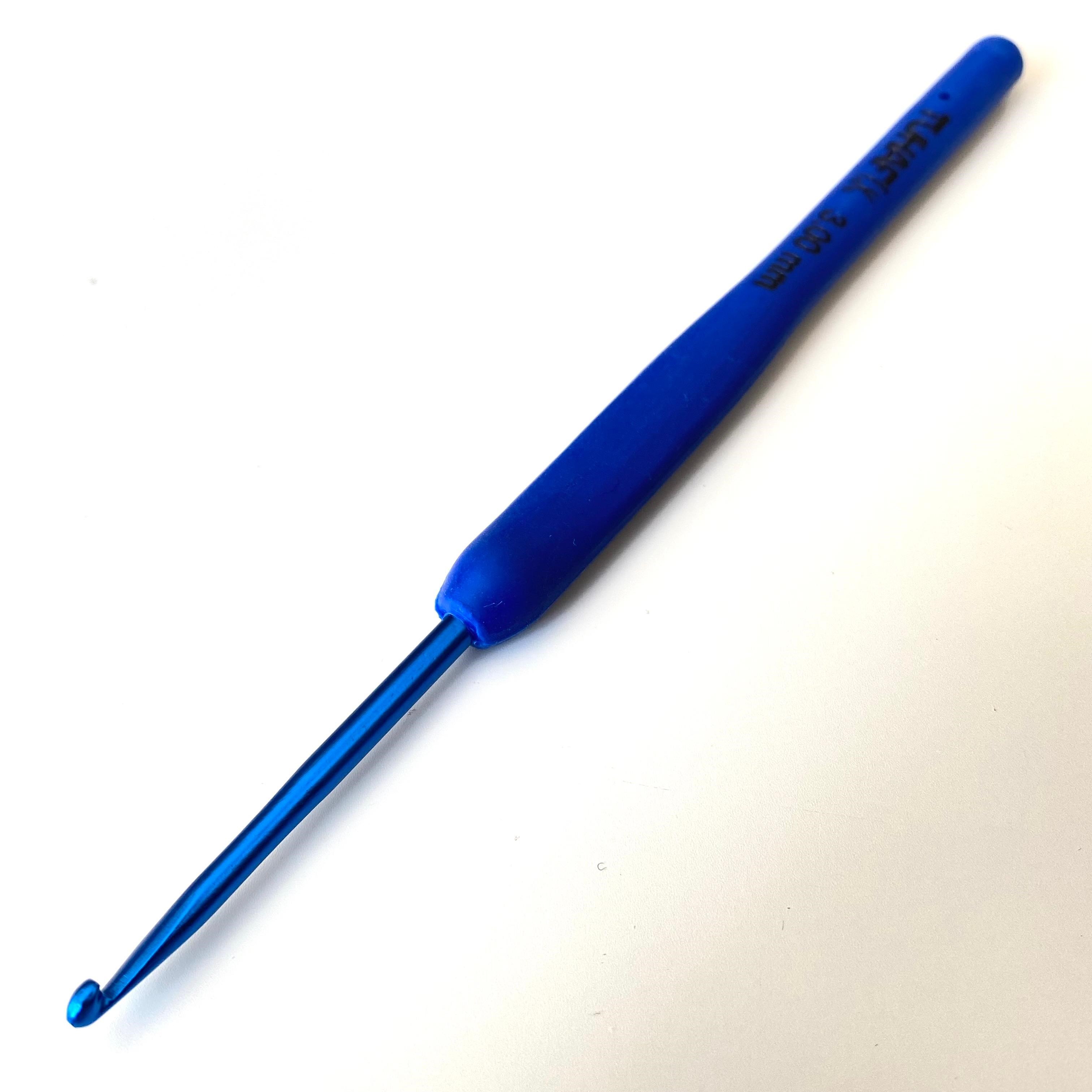 Silikon Saplı Blue - Mavi Tığ Seti  3.00 No