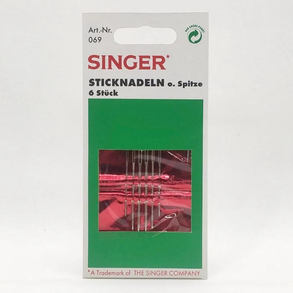 Singer El Dikiş Ve Yün İğne Seti 6' Lı Kalın Farklı Boylar  069
