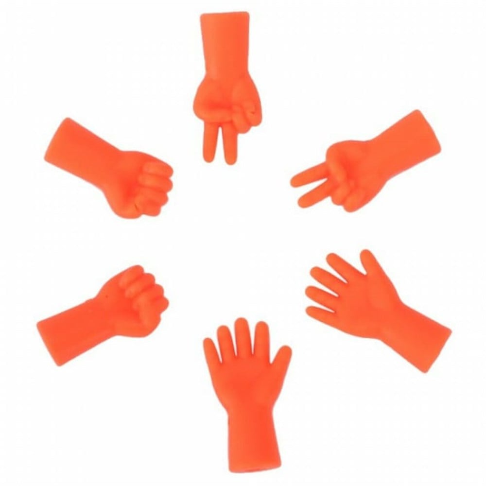 Şiş Başlığı | Silikon El Model Turuncu