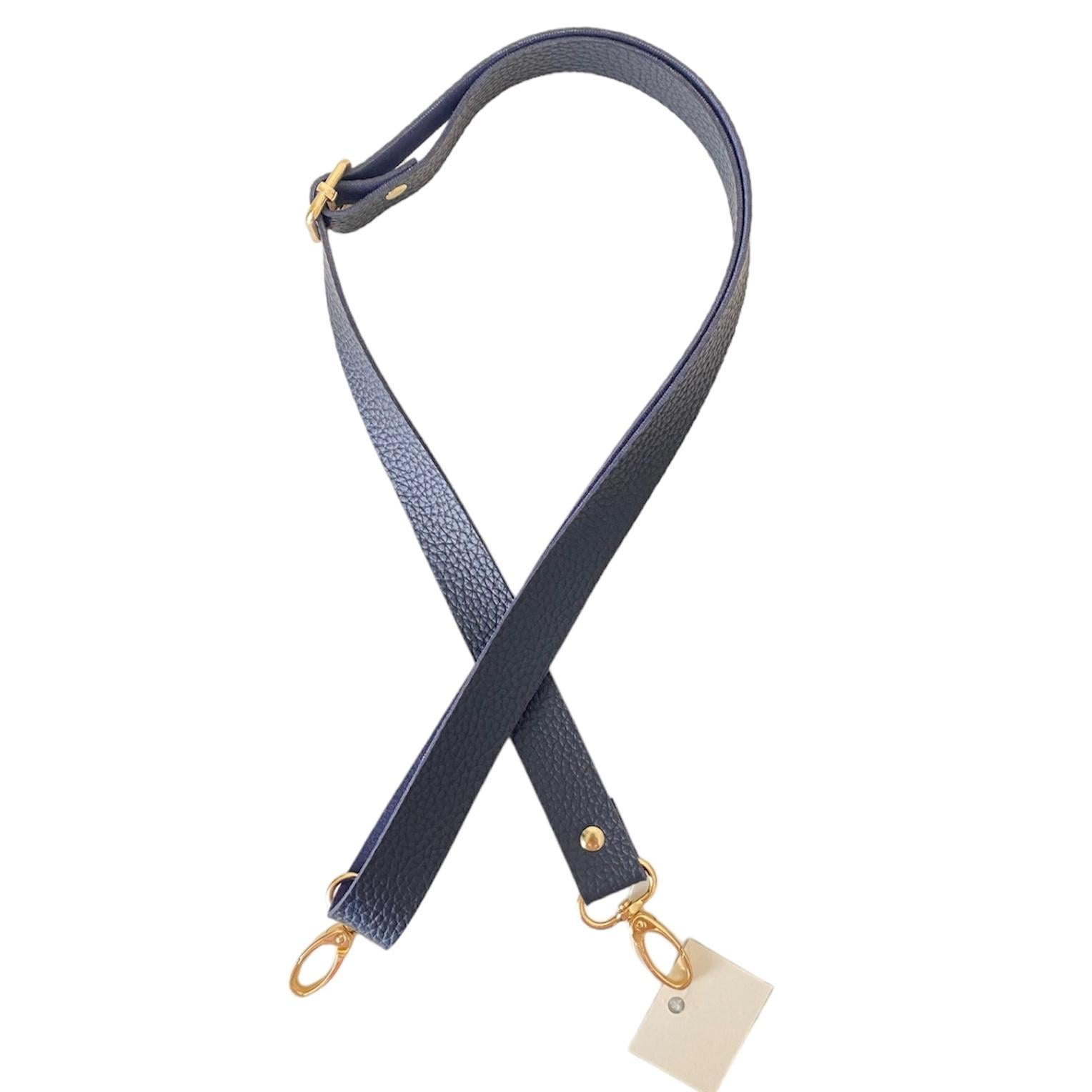 Sürgü Tokalı Çanta Askısı 135 cm* 2.5 Cm Havacı Renk Altın Kancalı