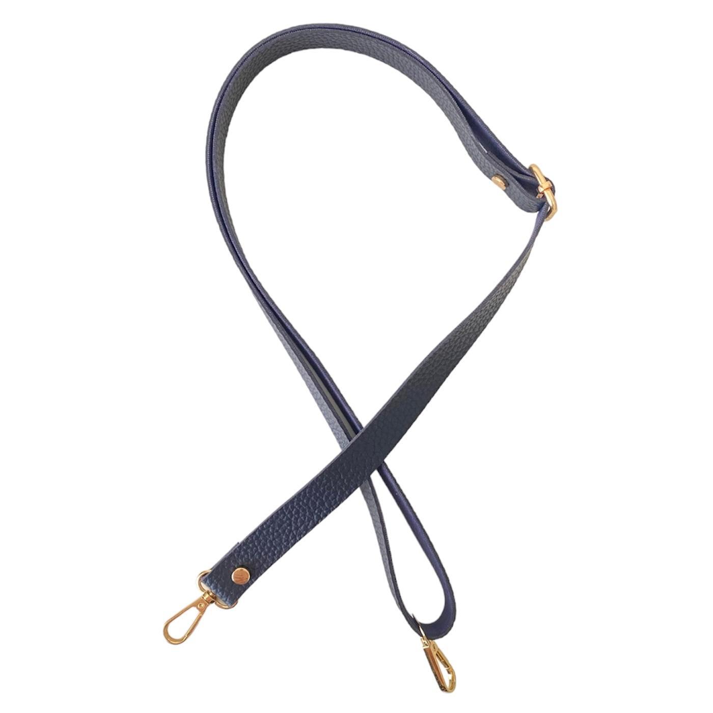 Sürgü Tokalı Çanta Askısı 135 cm* 2 Cm Havacı Renk Altın Kancalı