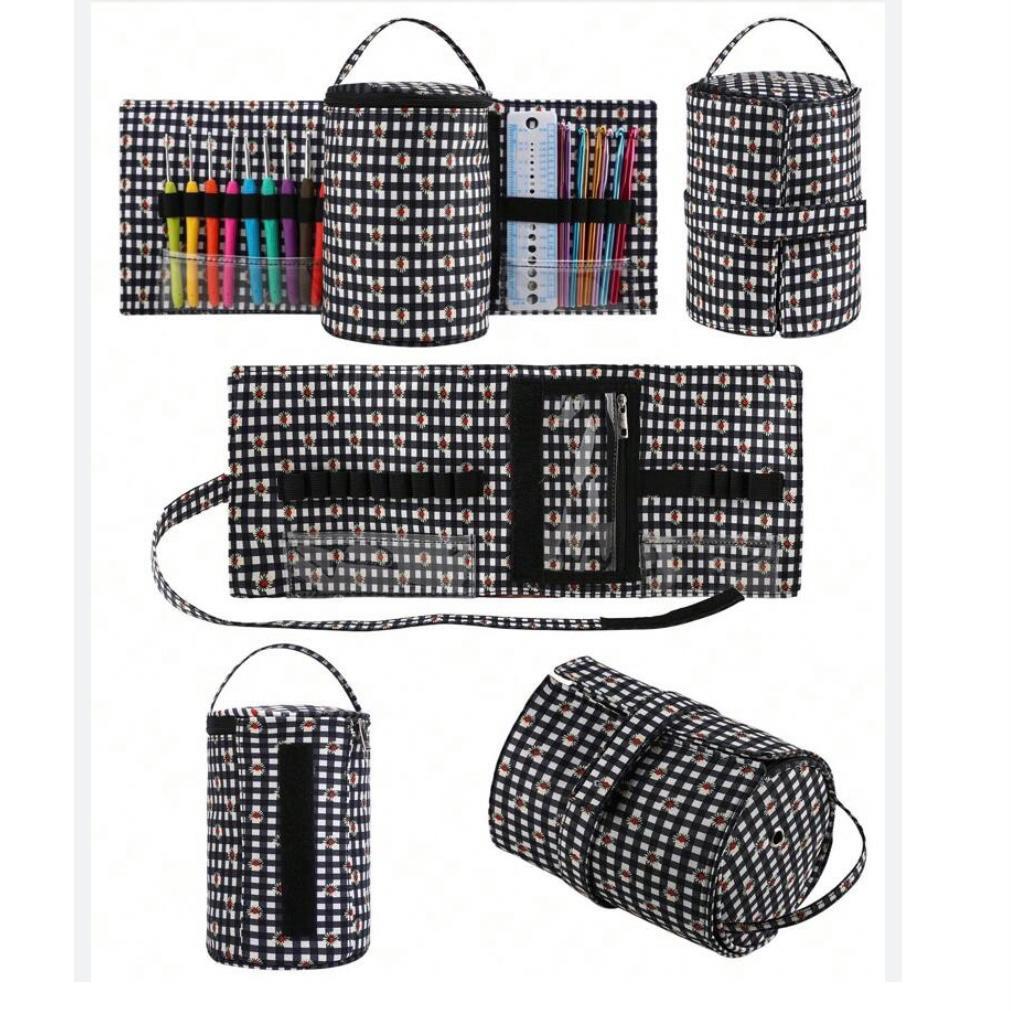 Yumak, Tığ ve Örgü Malzemeleri Çantası LE6 Siyah