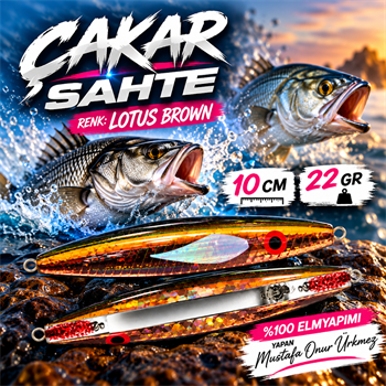 Su Üstü Yemlerisinde ÇAKAR SAHTEmarkalı Çakar Sahte 10 Cm 22 Gr Lotus ( % 100 El Yapımı)ürünü detaylı olarak  inceleyin.