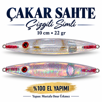 Çakar Sahte 10 Cm 22Gr ( % 100 El Yapımı)