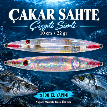 Çakar Sahte 10 Cm 22Gr ( % 100 El Yapımı)