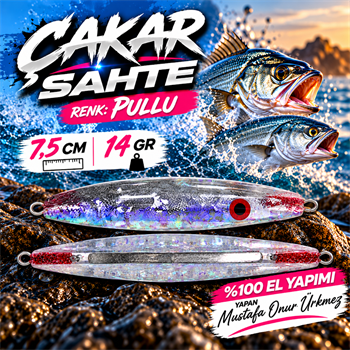 Su Üstü Yemlerisinde ÇAKAR SAHTEmarkalı Çakar Sahte 7,5 Cm 14 Gr ( % 100 El Yapımı)ürünü detaylı olarak  inceleyin.