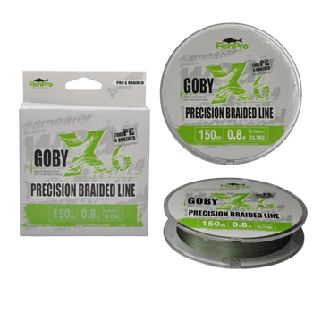 FishPro Goby 6X 150 Mt Dark Green Örgü ip misina
