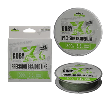 FishPro Goby 6X 300 Mt Dark Green Örgü ip misina