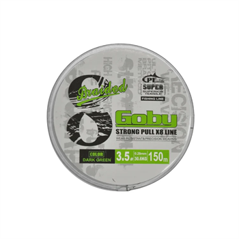 FishPro Goby 8X 150 Mt Dark Green Örgü ip misina