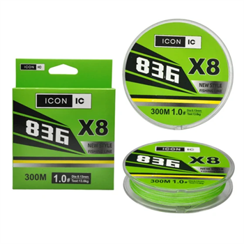 İCON-İC NEO 836 8X 300 Mt Chartreuse Örgü ip misina