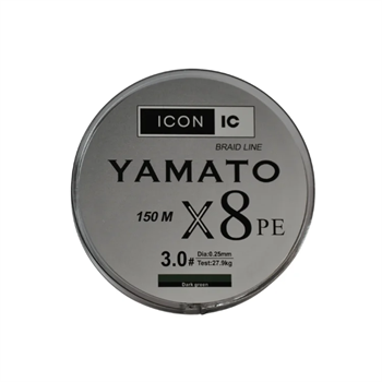 İCON-İC Yamato 8X 150 Mt Dark Green Örgü ip misina