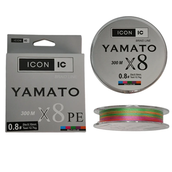 İCON-İC Yamato 8X 300 Mt Multicolour Örgü ip misina