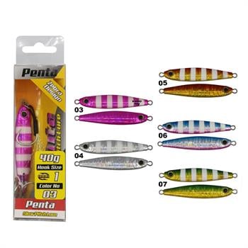Kaido Penta Slow Jig 40 Gr Zebra  Jig Yem
