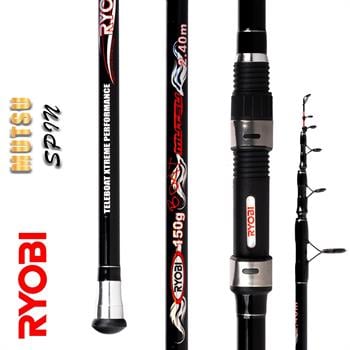 Ryobi Mutsu 240 Cm 150 Gr Tele Boat Kamışı