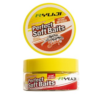 Ryuji Perfect Bait LT Karides Kokulu Silikon Yem (10 Adet)
