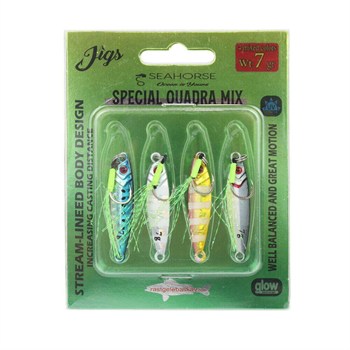 Sea Horse Quadra  4  lü Set  Jig Yem