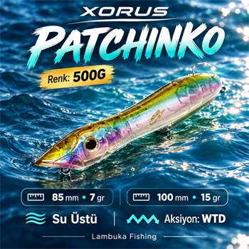 Xorus Patchinko Su Üstü maket Balık 500 G