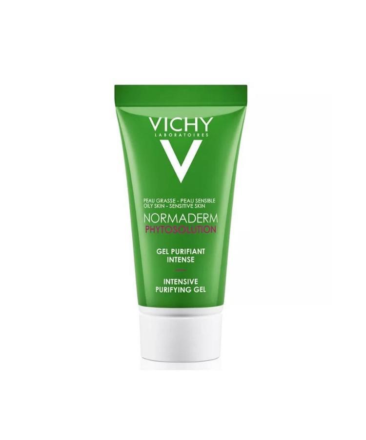Vichy normaderm phytosolution intensive purifying gel. Vichy Normaderm phytosolution. Виши Нормадерм интенсив Purifying. Vichy Normaderm Gel purifiant intense. Vichy сыворотка для лица Normaderm.