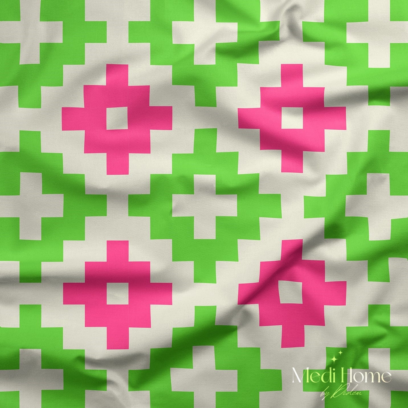 Neo Pixel Dijital Baskılı Kumaş