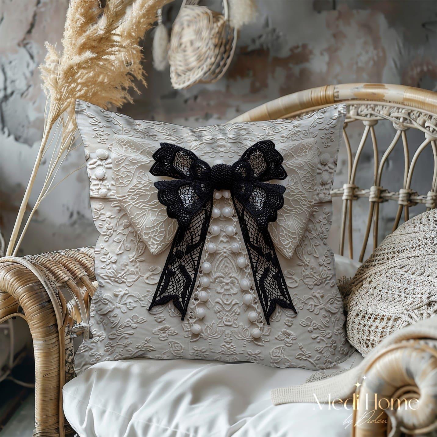 3 Boyutlu Dantelin İnciyle Dansı 3'lü Pano Kumaşı