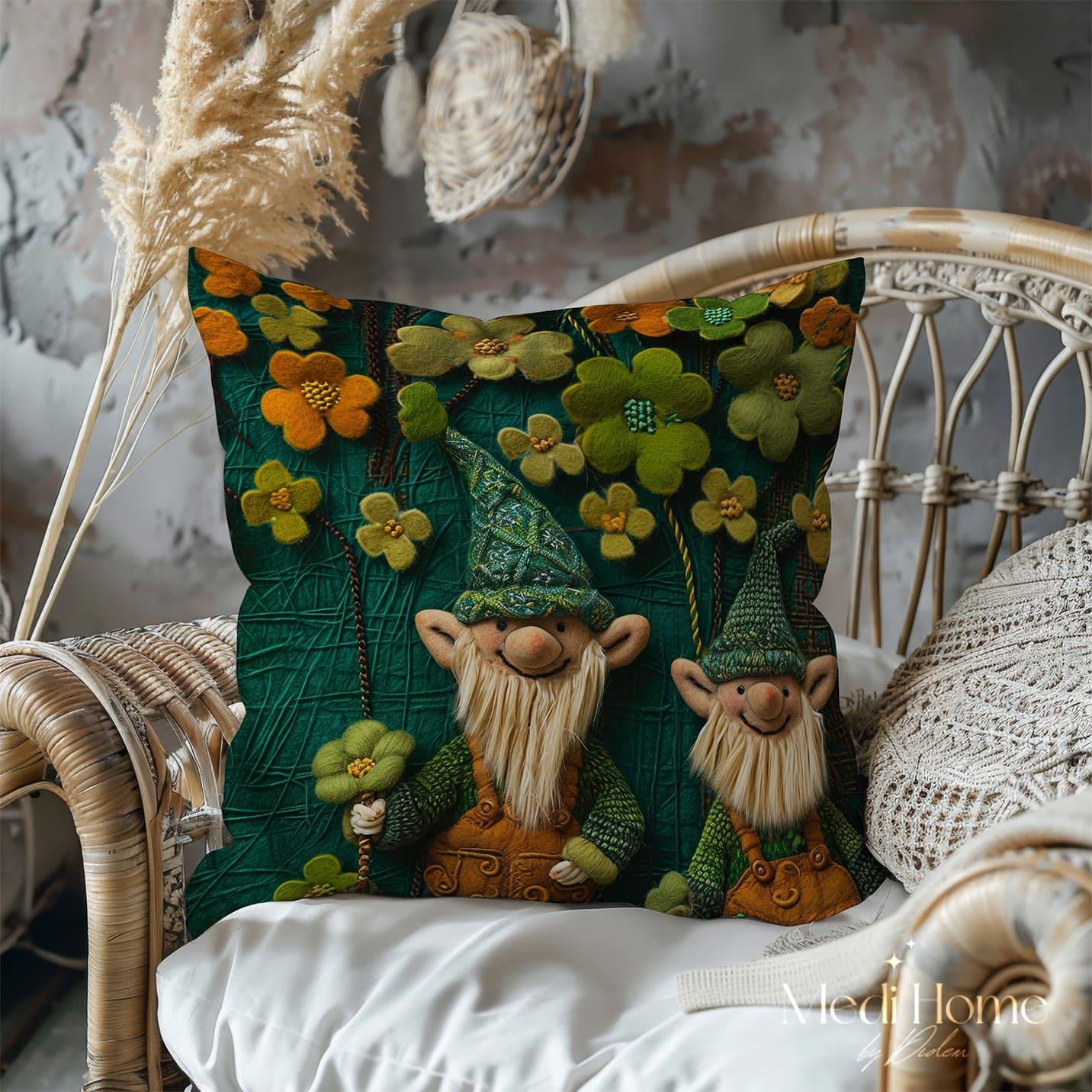 3 Boyutlu Ormanın Uğurlu Çiçekleri 3'lü Pano Kumaşı