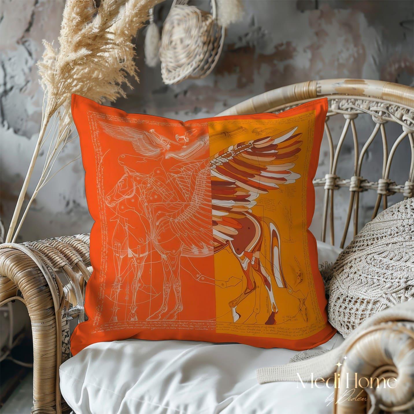 Kanatların Anatomisinde Modern Pegasus 3'lü Pano Kumaşı