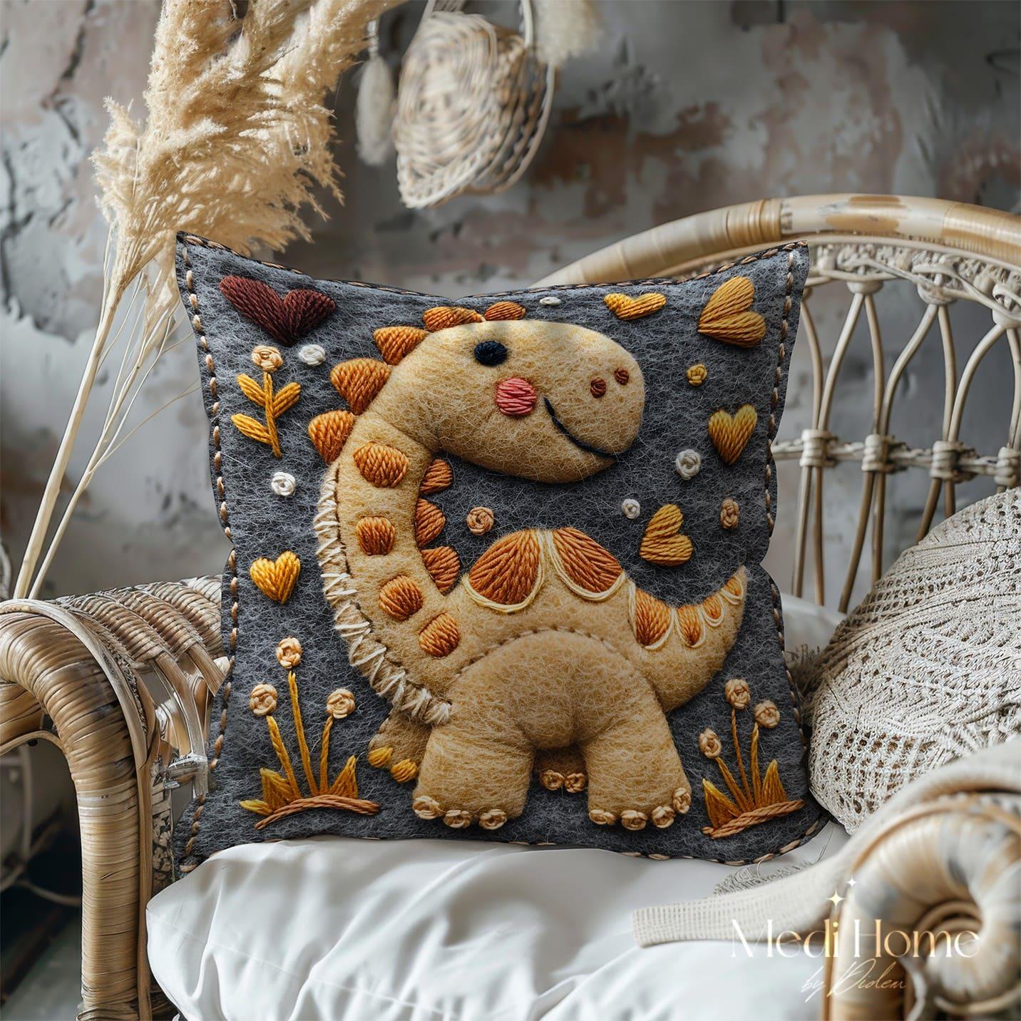 Karamel Dino'nun Sıcak Masalı 3'lü Pano Kumaşı