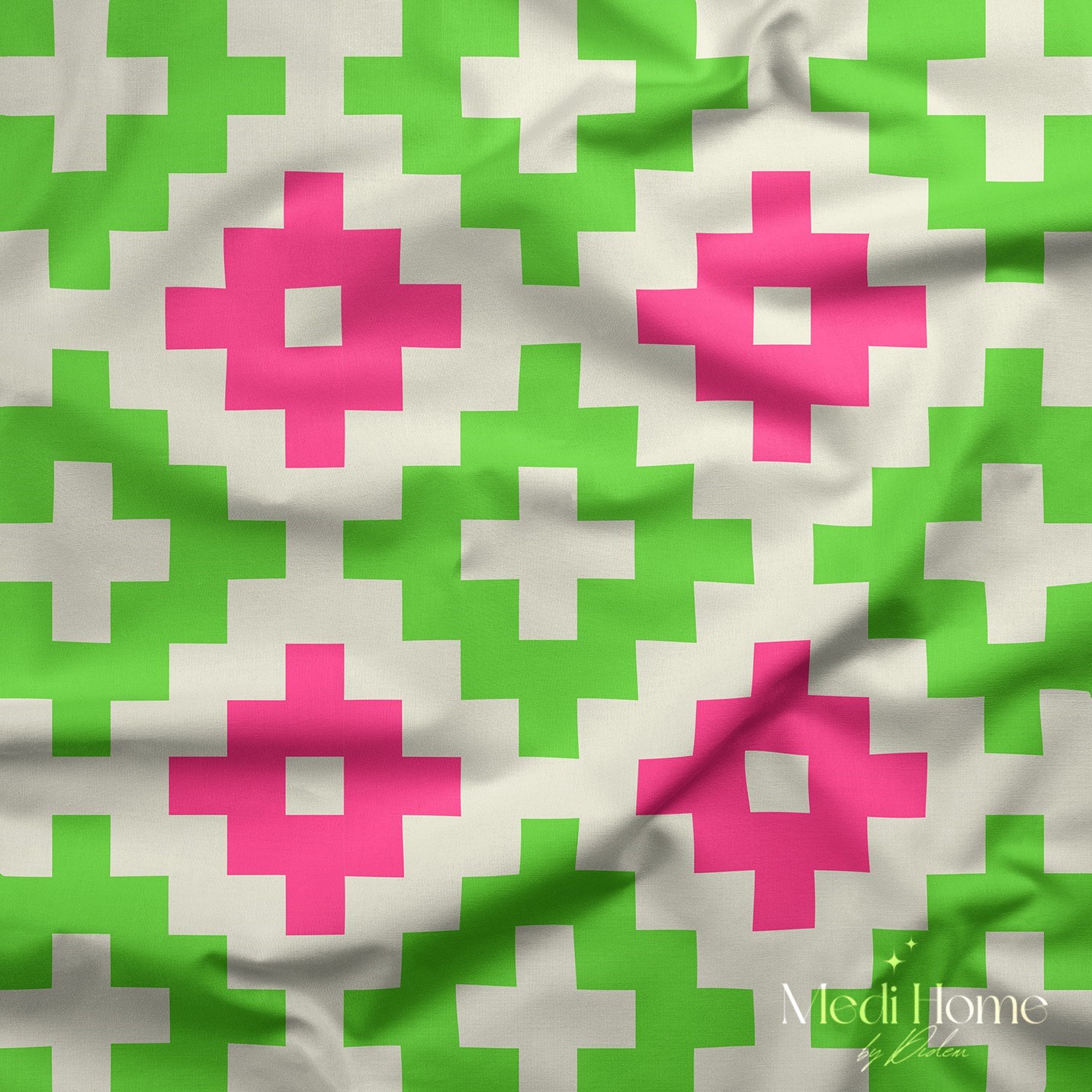 Neo Pixel Dijital Baskılı Kumaş