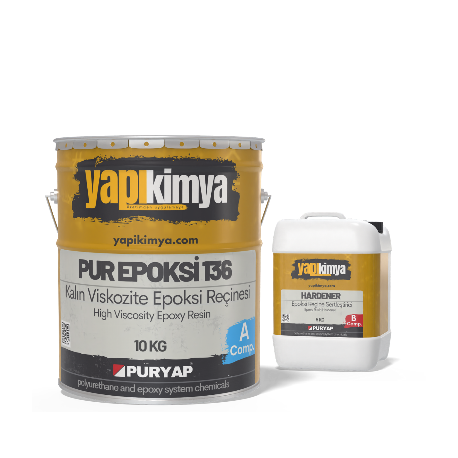 PUR EPOKSİ 136 Laminasyon Epoksi Reçinesi 15 kg