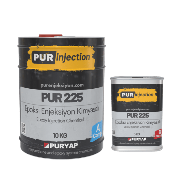 PUR 225 Epoksi Enjeksiyon Reçinesi 15KG 