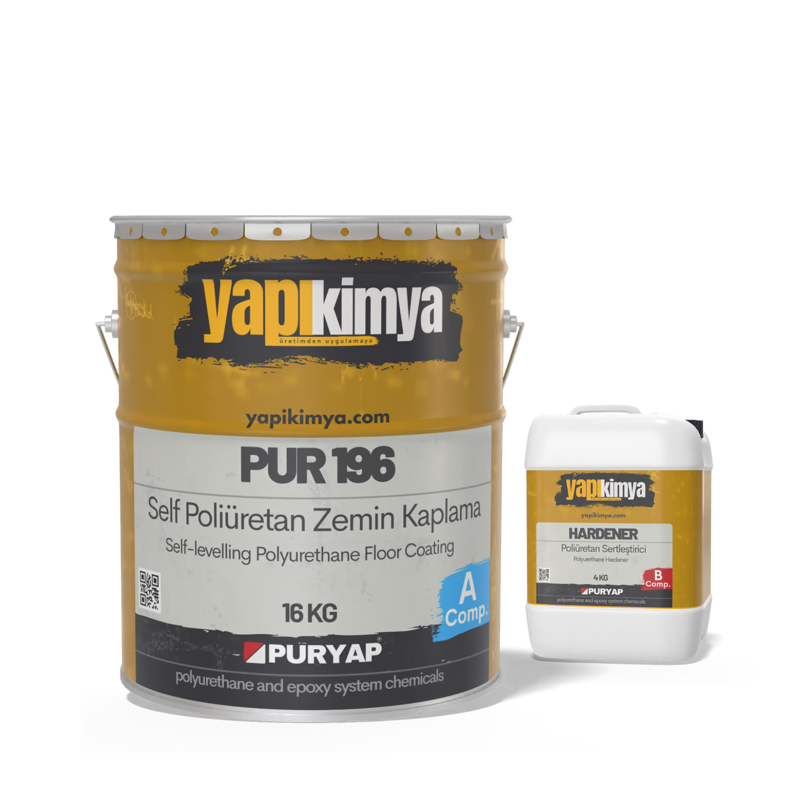 PUR 196 Self Poliüretan Zemin Kaplama 20 KG
