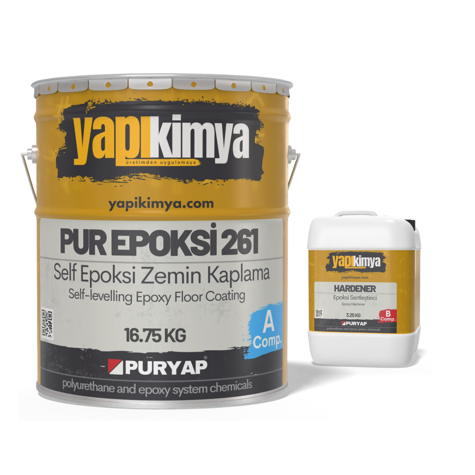 PUREPOKSİ 261 Self Epoksi Kaplama 20 Kg