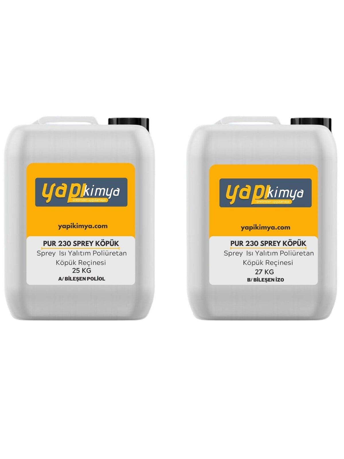 PUR 230 Sprey Poliüretan Köpük 52 Kg