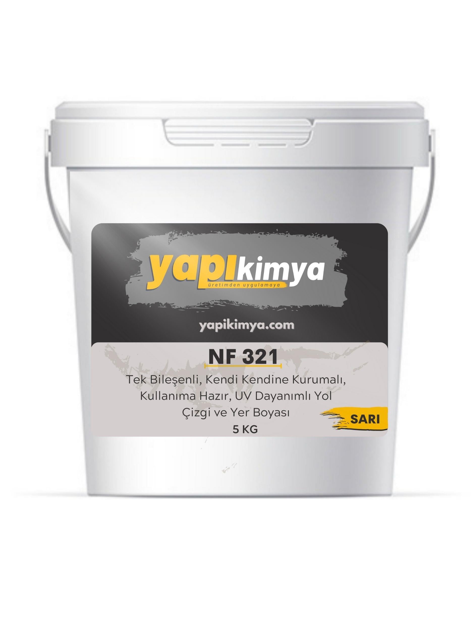 NF 321 Sarı Yol Çizgi Boyası 10 kg