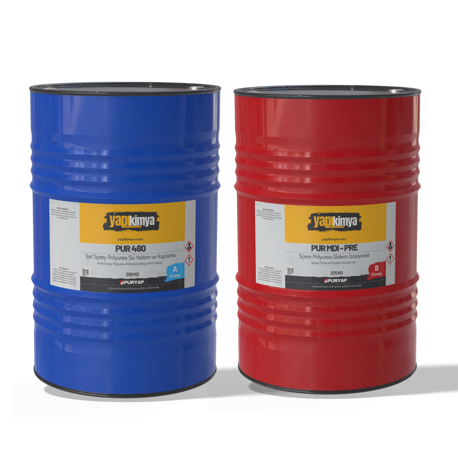 PUR 480 Saf Polyurea Kaplama 425 Kg