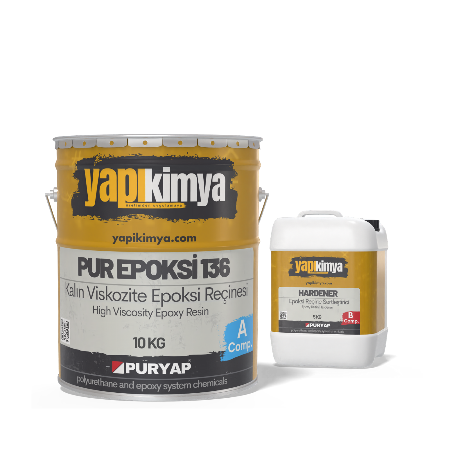 PUR EPOKSİ 136 Laminasyon Epoksi Reçinesi 15 kg