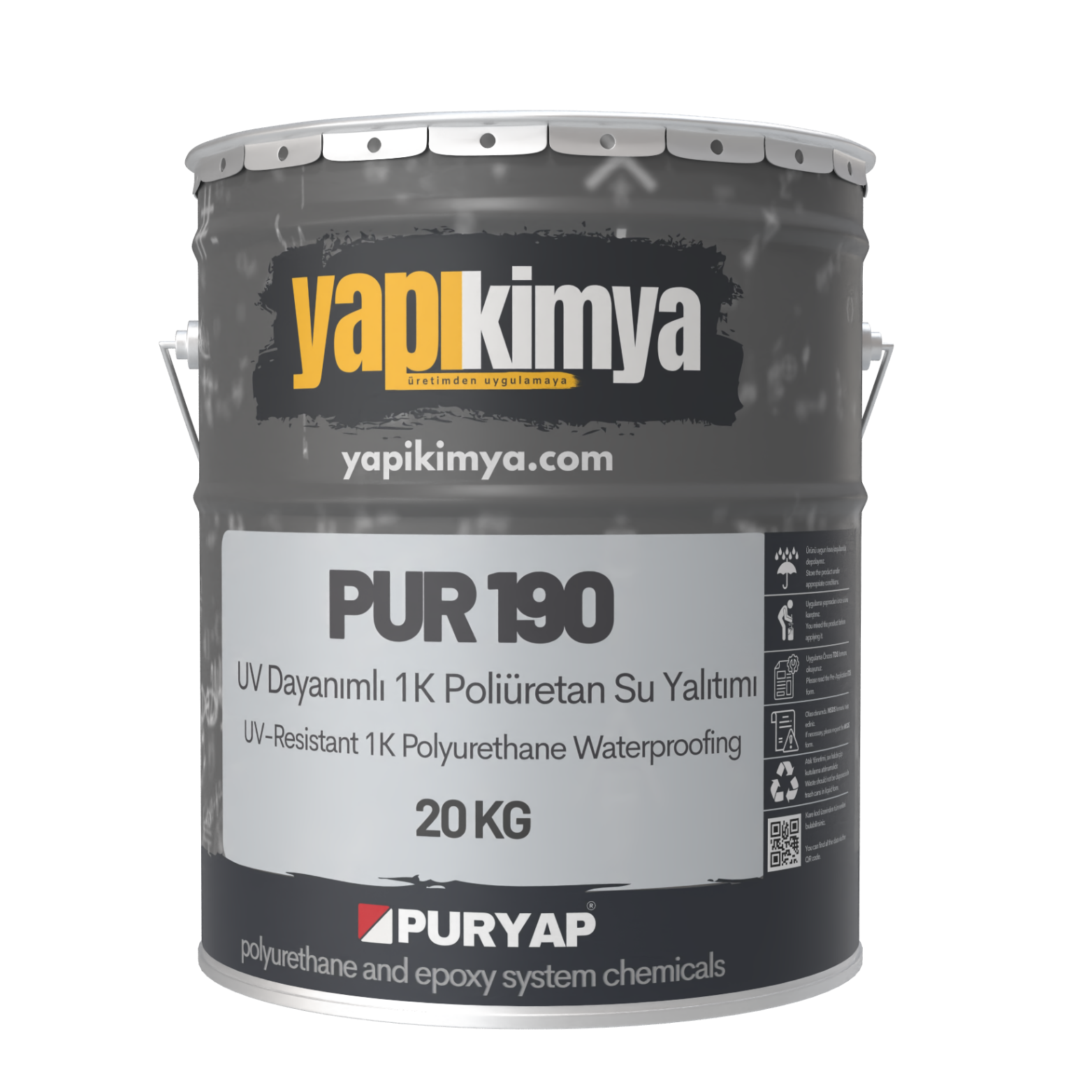 PUR 190 Plus Poliüretan Su Yalıtım Membranı 