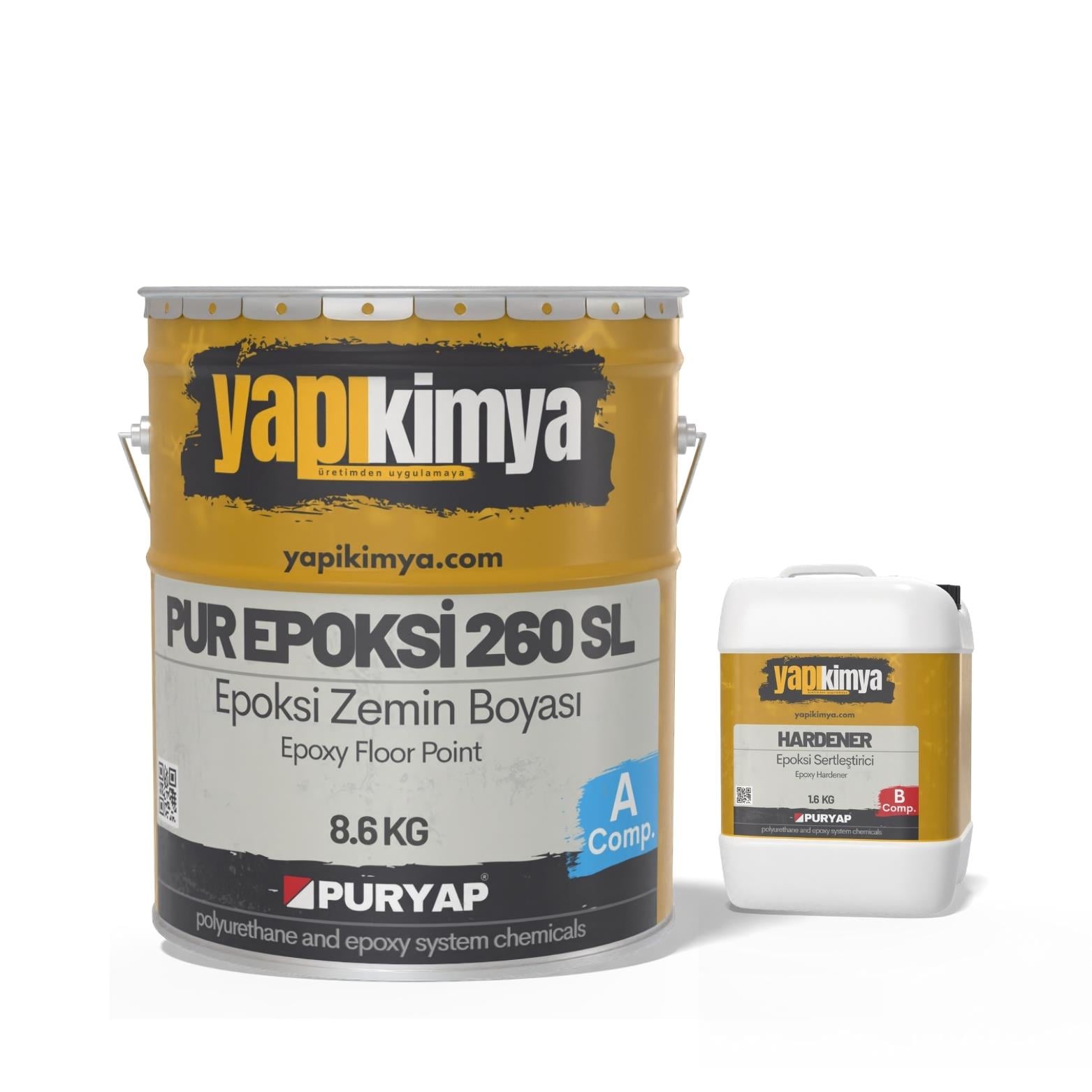 PUR EPOKSİ 260 SL Epoksi Zemin Boyası 10 KG