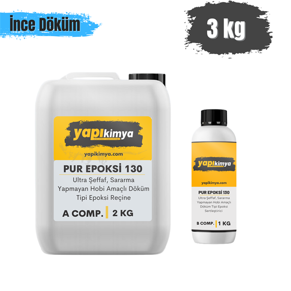 Ultra Şeffaf Epoksi Reçine 3 Kg