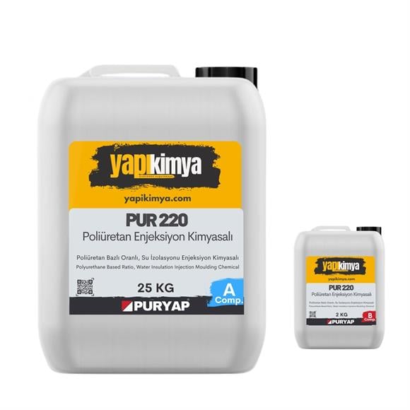 PUR 220 Poliüretan Enjeksiyon 27 Kg